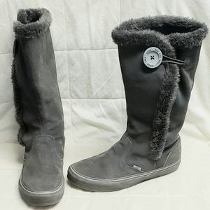 vans boots womens with fur